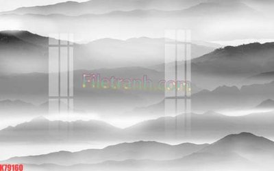 File gốc File tranh gốc dán tường đẹp K79160 (PNG) trong suốt (transparent)