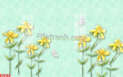 File in lụa File tranh gốc dán tường đẹp K79164 (hoa văn) File tranh gốc dán tường đẹp K79164