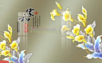 Tải file File tranh gốc dán tường đẹp K79228 (gốc) làm file thiết kế