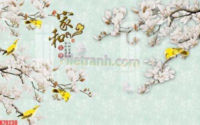 Tải file File tranh gốc dán tường đẹp K79230 (PSD) cho in tranh 3D