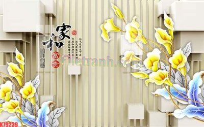 Download file File tranh gốc dán tường đẹp K79239 (chất lượng in ấn)