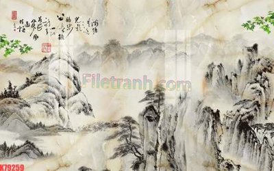 File in trần File tranh gốc dán tường đẹp K79259 (bản gốc) bầu trời