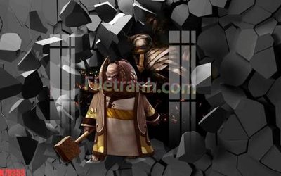 File tranh in tráng gương File tranh gốc dán tường đẹp K79353 (siêu nét)