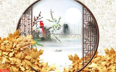 File ảnh File tranh gốc dán tường đẹp K79361 (gốc) dùng in Pano