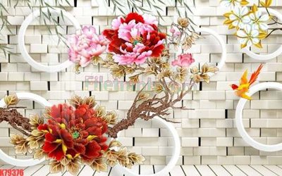 File gốc File tranh gốc dán tường đẹp K79376 (phiên bản chuẩn) để in ấn