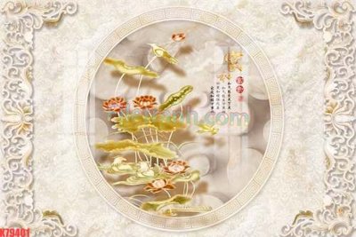 Tải file File tranh gốc dán tường đẹp K79401 (gốc) chủ đề phong thủy