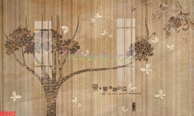 File tranh File tranh gốc dán tường đẹp K79412 (gốc) in trên kính