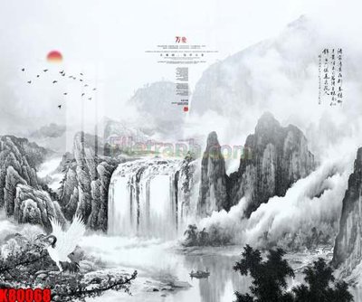 File tranh File tranh gốc tổng hợp K80068 (bản gốc) in lụa 3D