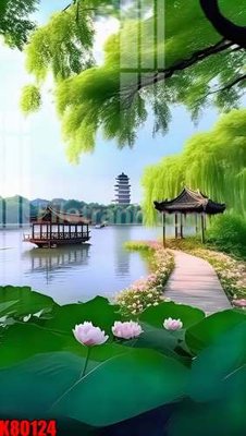 File PSD File tranh gốc tổng hợp K80124 (chất lượng in ấn)