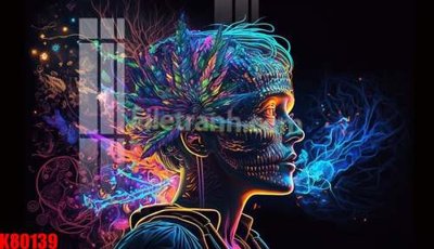 File gốc File tranh gốc tổng hợp K80139 (in tráng gương) ốp tường