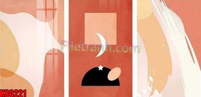 File PSD File tranh gốc tổng hợp K80221 (gốc) tách lớp chi tiết