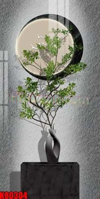 File in mica File tranh gốc tổng hợp K80304 (bản gốc) làm vách ngăn