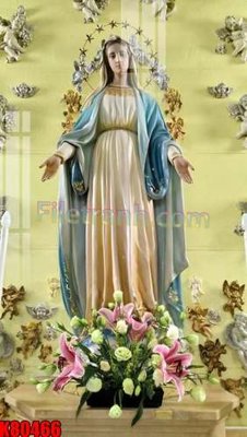 File gốc File tranh gốc tổng hợp K80466 (in lụa) hoa văn cổ điển