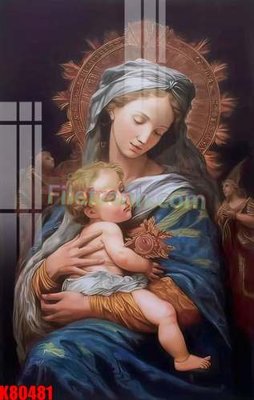 File ảnh File tranh gốc tổng hợp K80481 (gốc) in decal dán tường