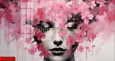 File gốc File tranh gốc tổng hợp K80519 (trang trí) phòng ngủ