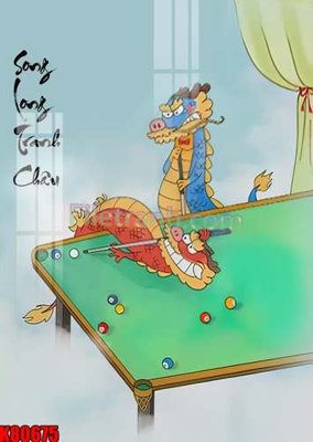 File in trần File tranh gốc tổng hợp K80675 (bản gốc 3D) sống động