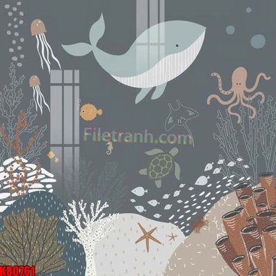 File PSD File tranh gốc tổng hợp K80761 (gốc) cho designer