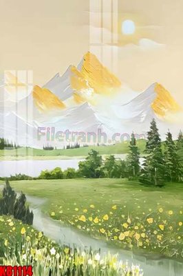 File in ấn File tranh gốc tổng hợp K81114 chuyên nghiệp