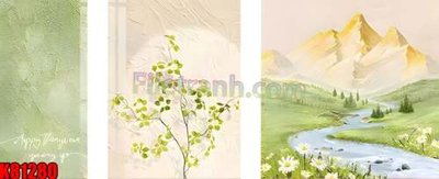 File in mica File tranh gốc tổng hợp K81280 (bản gốc) làm vách ngăn