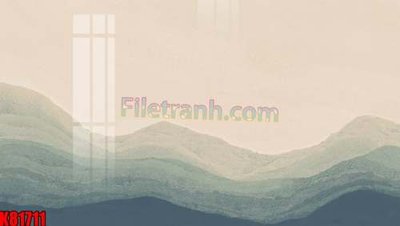 File gốc File tranh gốc tổng hợp K81711 (in lụa) hoa văn cổ điển