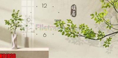 File gốc File tranh gốc tổng hợp K81836 (in lụa) tranh mã đáo