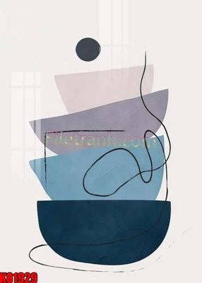 File in mica File tranh gốc tổng hợp K81929 (bản gốc) làm vách ngăn