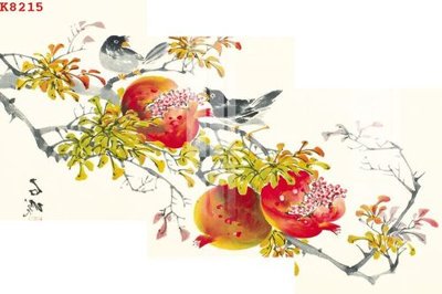 File gốc File gốc in tranh tổng hợp K8215 (in ấn) màu sắc trung thực