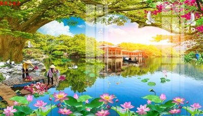 File in mica File gốc in tranh tổng hợp K8243 (ảnh gốc) đẹp