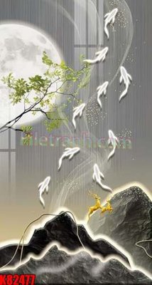 File tranh File tranh gốc tổng hợp K82477 (gốc) in vải canvas