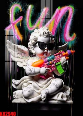 File tranh gốc in trần nhà File tranh gốc tổng hợp K82940 3D