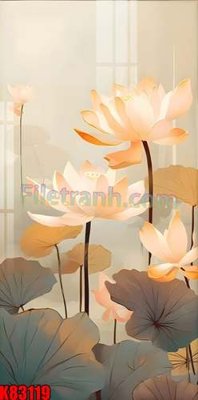 File gốc File tranh gốc tổng hợp K83119 (in lụa) tranh phong thủy