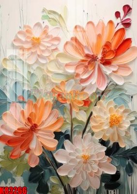 File tranh File tranh gốc tổng hợp K83266 (bản gốc) in lụa 3D