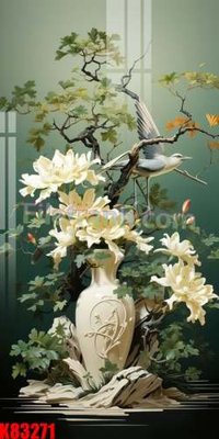 Ảnh gốc File tranh gốc tổng hợp K83271 (độ nét cao) in tráng gương