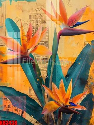 Download file ảnh gốc File tranh gốc tổng hợp K83438 để in ấn