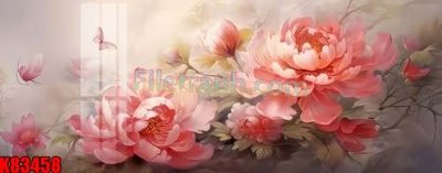 File in trần File tranh gốc tổng hợp K83458 (bản gốc) phong cảnh