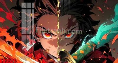 File tranh File tranh gốc tổng hợp K83521 (ảnh gốc) in trần 3D