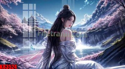 File in trần File tranh gốc tổng hợp K83524 (bản gốc) bầu trời