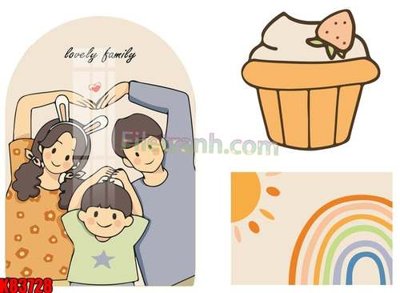 File tranh File tranh gốc tổng hợp K83728 (gốc) phong cách tối giản