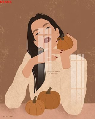 File PSD File gốc in tranh tổng hợp K8406 (nguyên bản) cho thiết kế