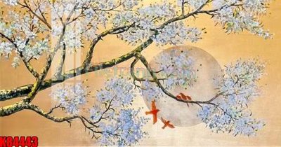 File tranh gốc in trần nhà File tranh gốc tổng hợp K84443 3D