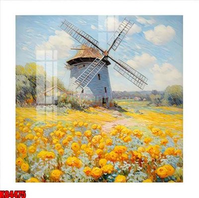 File in mica File tranh gốc tổng hợp K84475 (bản gốc) làm vách ngăn