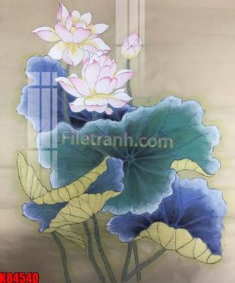Tải file File tranh gốc tổng hợp K84540 (gốc) chủ đề hoa sen