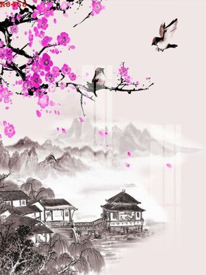 Chi tiết file tranh tráng gương File gốc in tranh tổng hợp K8458 (ảnh gốc)