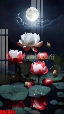 File gốc File tranh gốc tổng hợp K84614 (in lụa) cao cấp