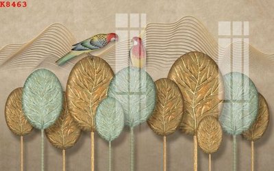 File in trần File gốc in tranh tổng hợp K8463 (bản gốc) bầu trời