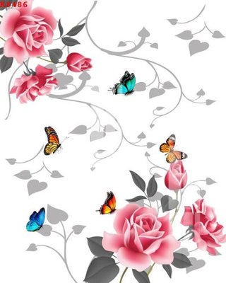 Tải file File gốc in tranh tổng hợp K8486 (PSD) cho in tranh 3D