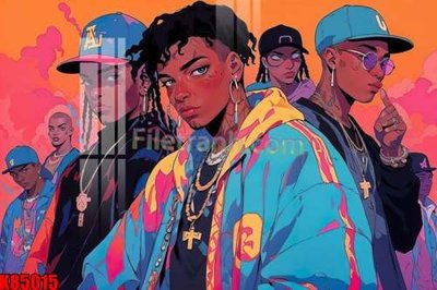 Download file File tranh gốc tổng hợp K85015 (gốc) in mica đèn LED