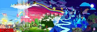 File in trần File tranh gốc tổng hợp K85206 (bản gốc) đại dương