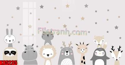 File gốc File tranh gốc tổng hợp K85235 (in tráng gương) hiện đại