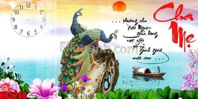 File in trần File tranh gốc tổng hợp K85248 (bản gốc) mây trời